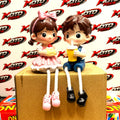 Cute Loving Couple Hanging Legs