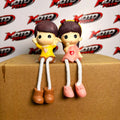Hanging Legs Couple Showpiece