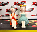 Graceful Ladies Sitting Figurine Set
