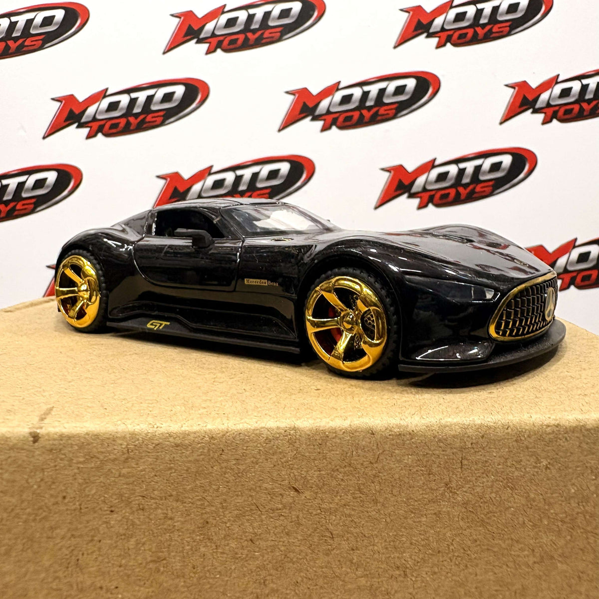Mercedes-AMG Vision Gran Turismo Die-Cast Model Car (Black & Gold)