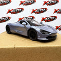 McLaren 720S Die-Cast Model Car (Ice Silver)
