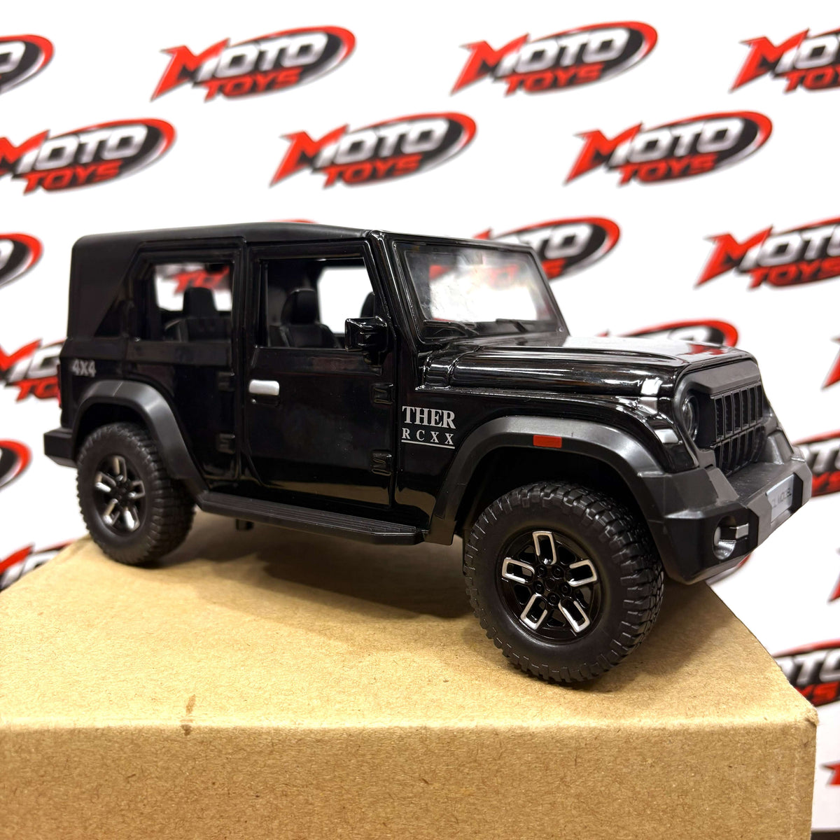 Mahindra Thar 4x4 Die-Cast SUV – Gloss Black