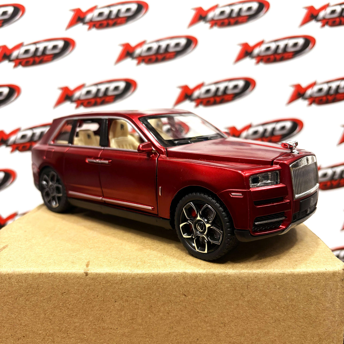 Rolls-Royce Cullinan Die-Cast SUV – Metallic Burgundy