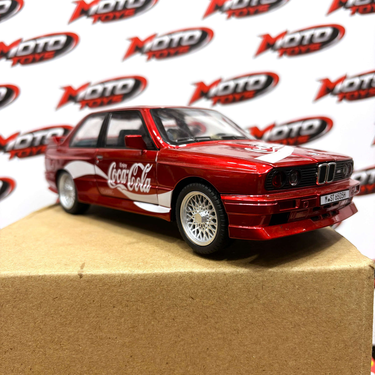 BMW M3 E30 Coca-Cola Racing Edition Die-Cast Model Car