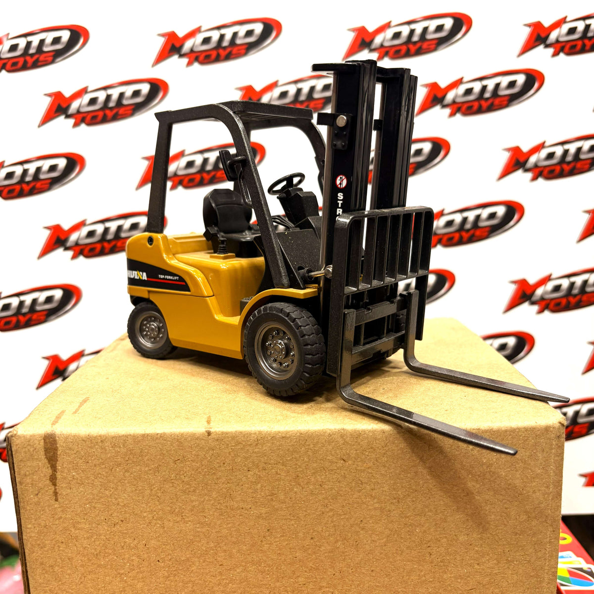 Industrial Forklift Metal Scale Model
