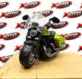 Green Police Patrol Motorcycle Die-Cast Model