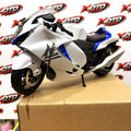 Suzuki Hayabusa White Die-Cast Motorcycle