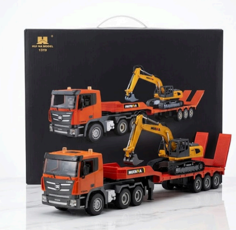1319 HUINA EXCAVATOR TRAILER TRUCK